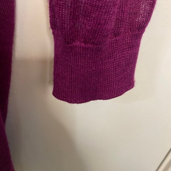 Ann Taylor Purple Long Sleeve Cardigan - Picture 8 of 10